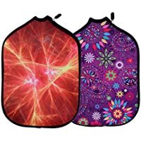 Los mejores  - SM SunniMix Paquete De 2 Fundas Protectoras De Neopreno Sports Pickleball Paddle - Universal Se Adapta A La Mayoría De…